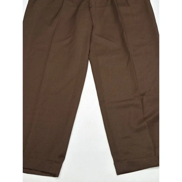 brown cowl neck midi dress Buy Relaxed Fit Pleated Tailored Trousers for Men Online main image 1